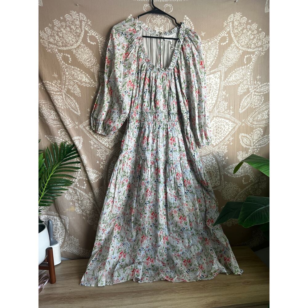 NWT The Great Cotton The Moonstone Floral Midi Dress Sweet Meadow Floral Size 1 - Picture 3 of 10